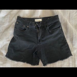 Madewelll High Rise Black Shorts sz 26